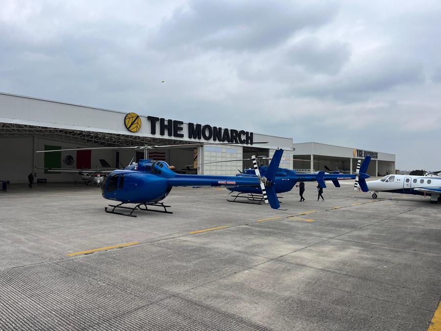 Aeronave en rampa